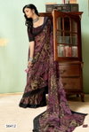 Shrilia By Vallabhi Georgette Abstract Printed Daily Wear Saree Orders In India